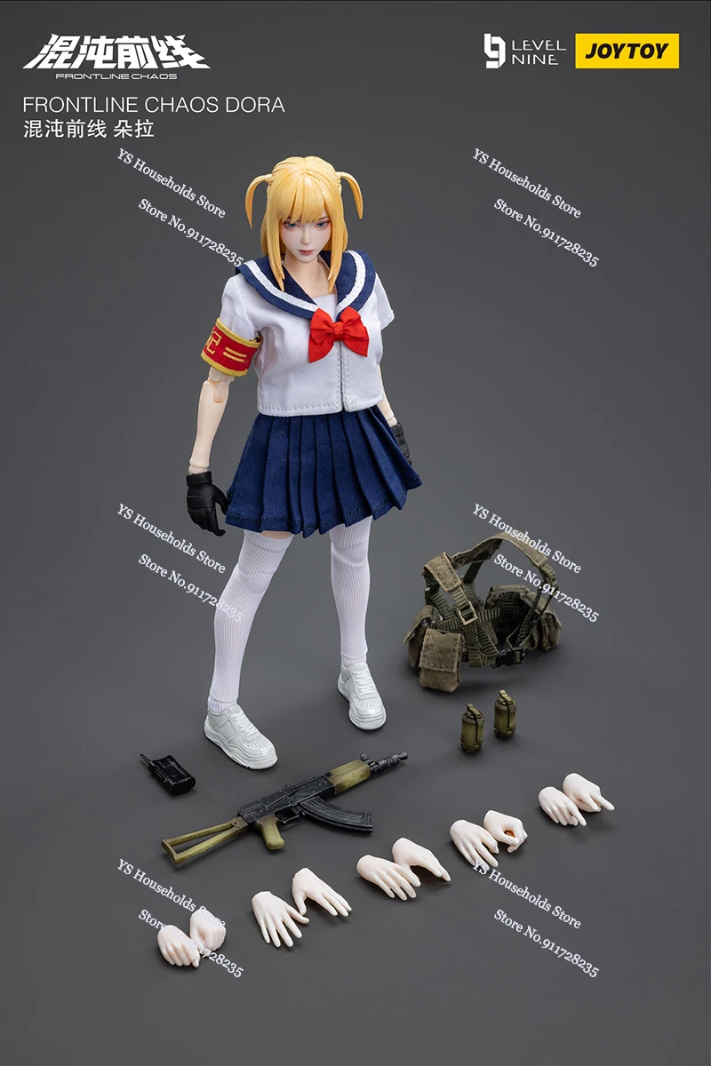Joytoy-女の子のためのレヴィのアクションフィギュア,6インチの完全なセット,9, 1, 12のフロントライン,ファンのための収集可能なフィギュア,アルファ,トリプルガール,モバイルスーツ