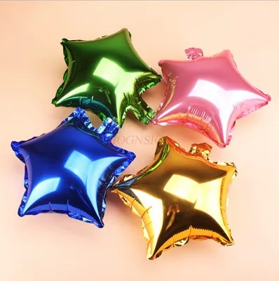 10pcs Love Star Aluminum Film Balloon Mall Hotel Bar Decoration School Kindergarten Layout Balloon