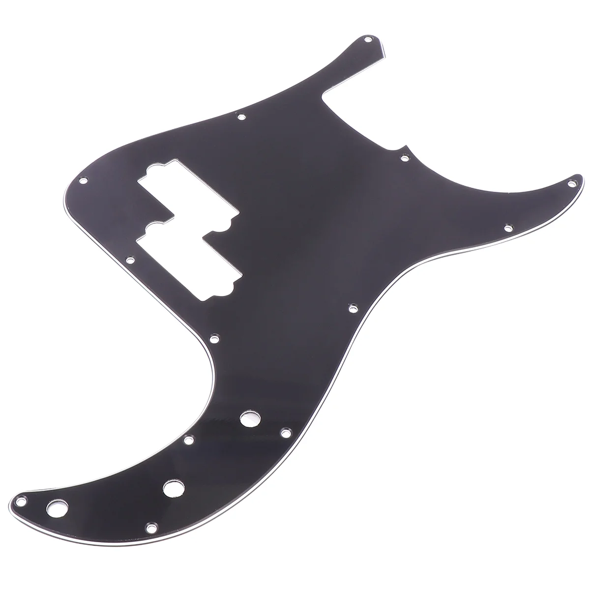 

Standard PB Pickguard Scratch Plate 13 Holes Pickguard Bass Parts Replacment (Black)