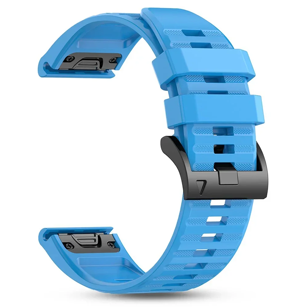 QuickFit 22 26mm siliconen band voor Garmin Fenix 5 5X Plus 6X 7 7X Pro Quatix 8 Fenix 8 Pro 51mm 47mm Epix Outdoor Sport Armband