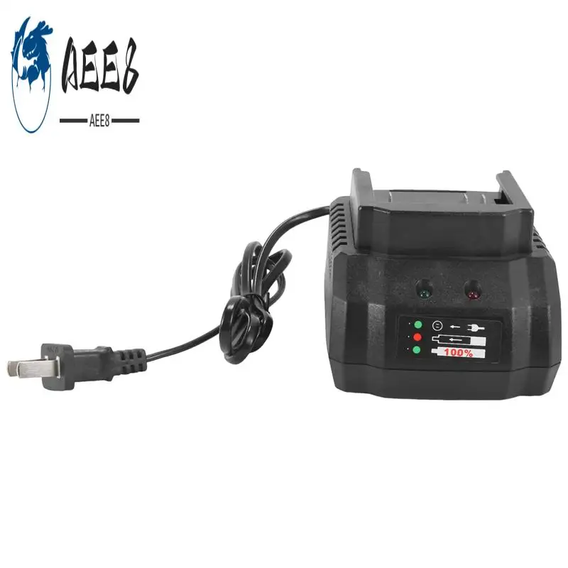 

AEE8-21V Power Tool Battery Charger For 21V Tools Power Tool Portable Smart Fast Li- Charging Black US Plug