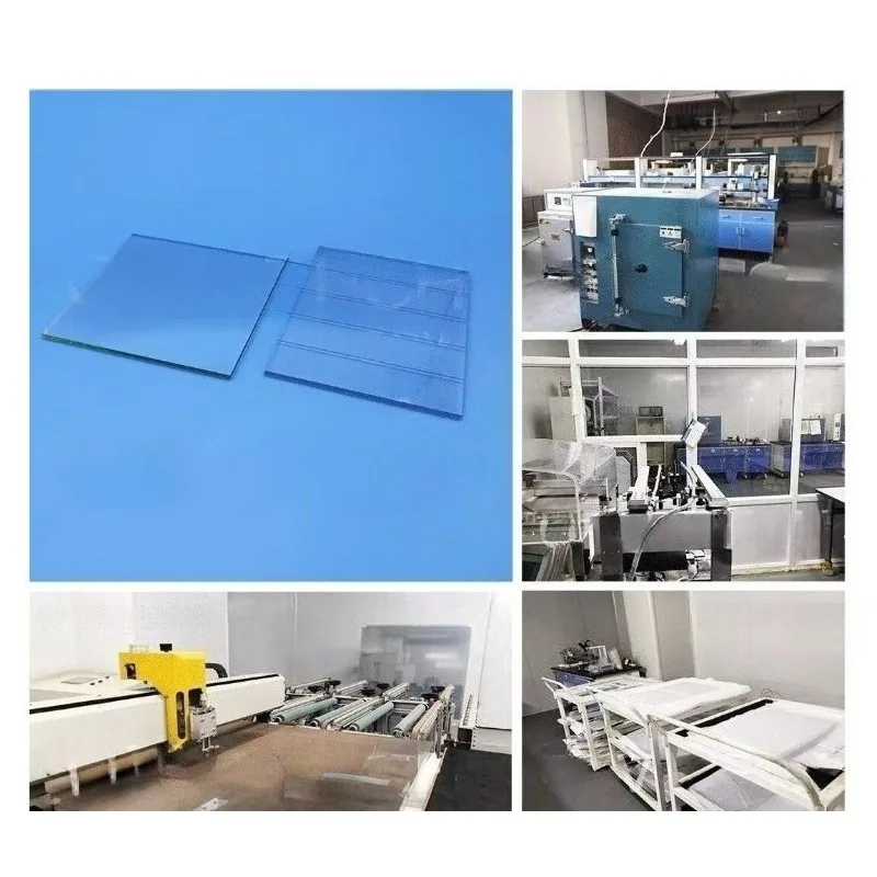 2.2mm Low Iron FTO Glass 6-8Ω Square Resistance PV Electrode Custom Etch Drill Irregular Shape For Perovskite Lab