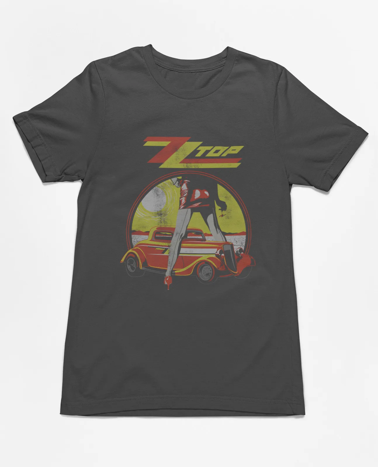 ZZ Top Legs RockNRoll Music Album Tour Рубашка из 100% хлопка с винтажным рисунком 101581