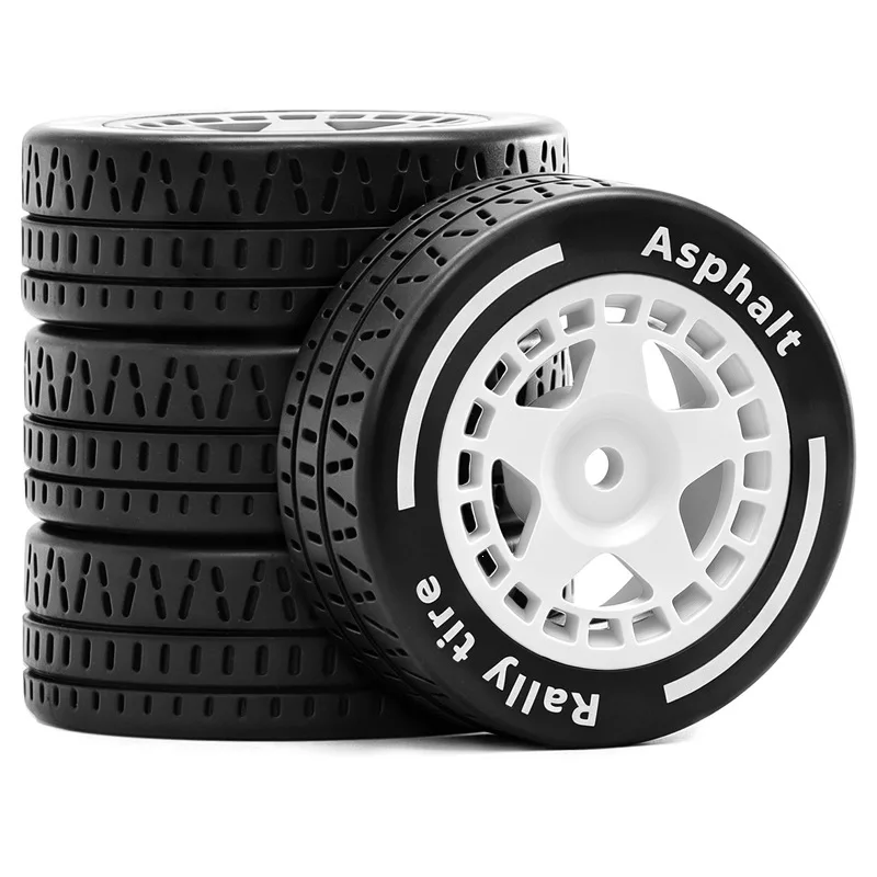 4pcs 60x22mm Off-road Car Rubber Tire for MJX Hyper Go 14301 14302 14303 14304 1/14 RC Car Upgrade Parts Accessories