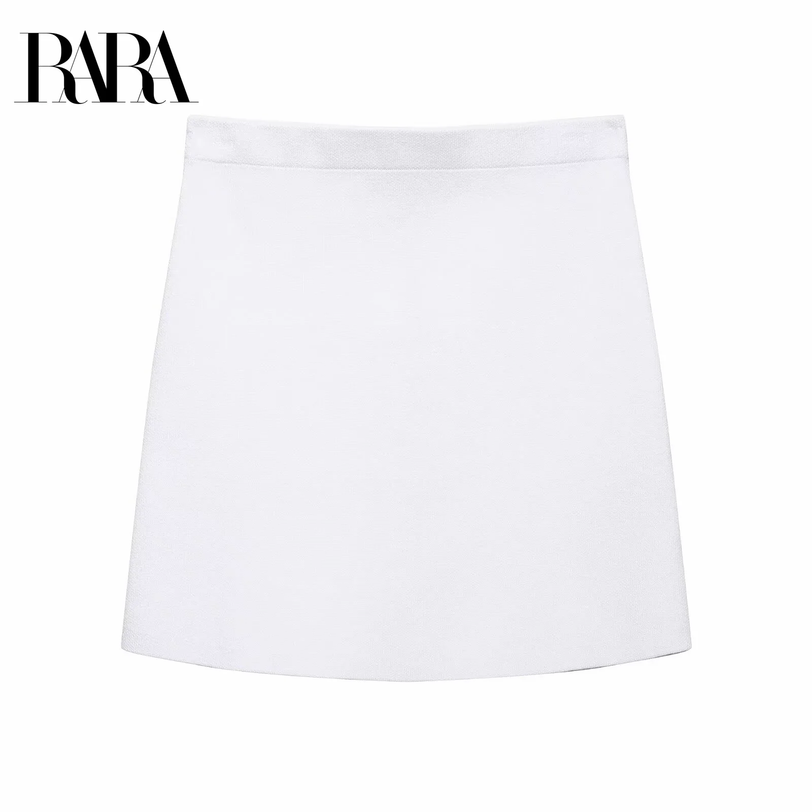 RARA 2025 Womens Short Skirt Elastic Waistband Design Smooth Fabric Comfort Fit Stylish Piece for Daily Casual Outfits