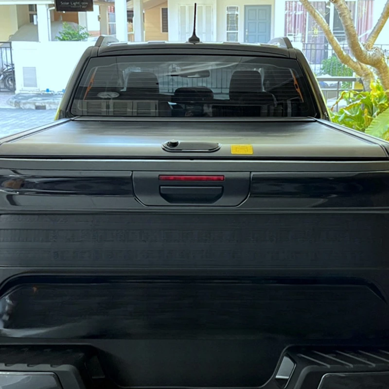 Retractable Roll Locking Aluminum Alloy Roller Shutter Lid Pickup Truck Tonneau Cover Ram 1500 F-150 F150 Dmax L200