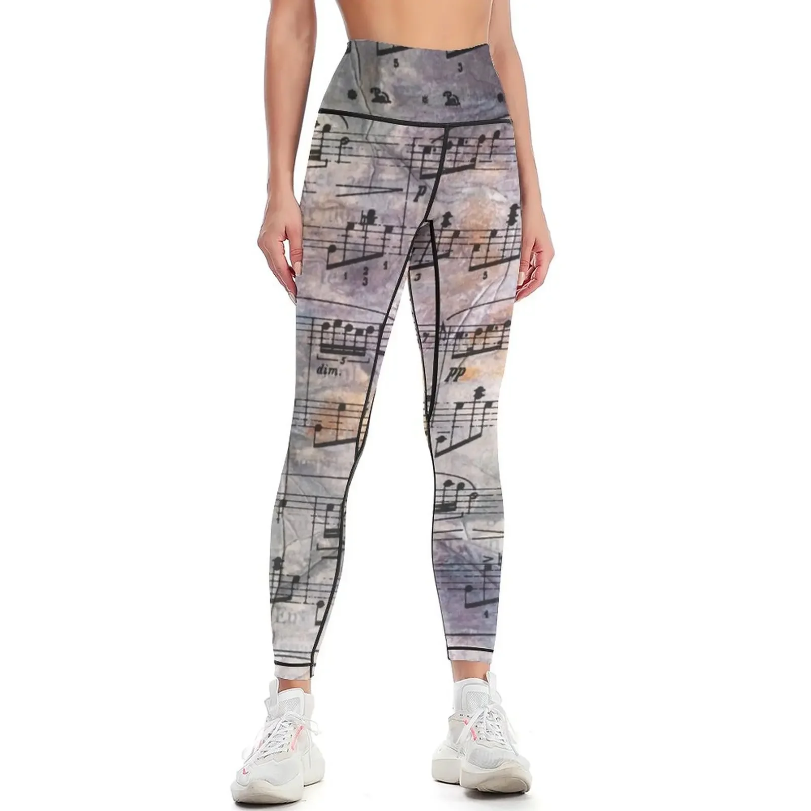 

Chopin - Nocturne Leggings Fitness woman Legging sexy woman legging gym sports for push up Womens Leggings