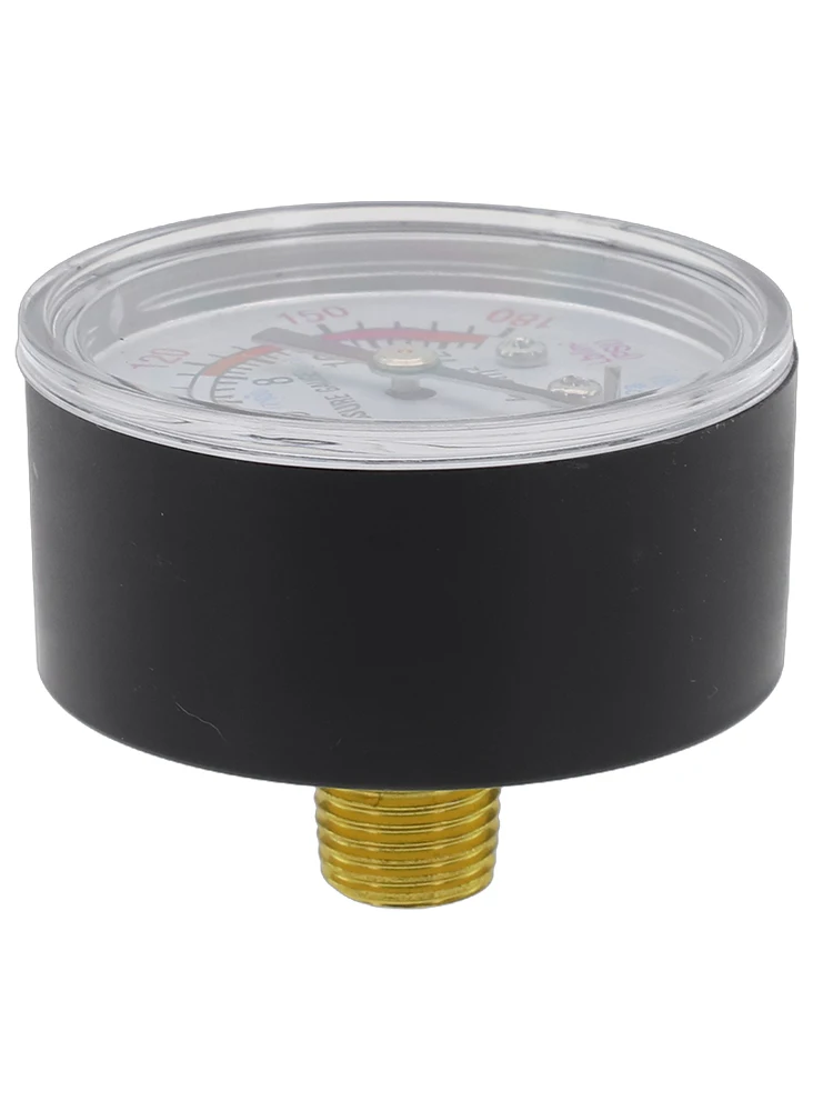 Accurate Pressure Gauge 0-180PSI Gauge Versatile Compatibility Accurate Pressure Measurement For Air Compressor