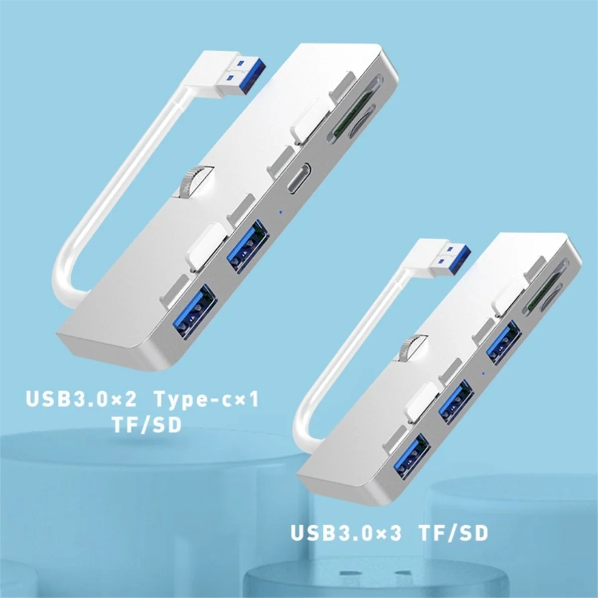 A07I 5 in 1 for USB 3.0 HUB with USB3.0 PD TF/SD Reader Card Usb Splitter for 2012-2019 10.6 and Higher Versions