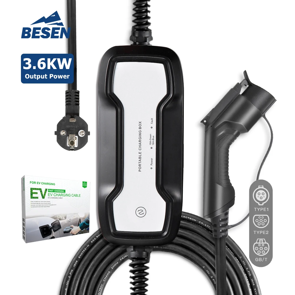 

BESEN COST EFFECTIVE MODE 3 PORTABLE EV CHARGING BOX for New Energy Vehicles