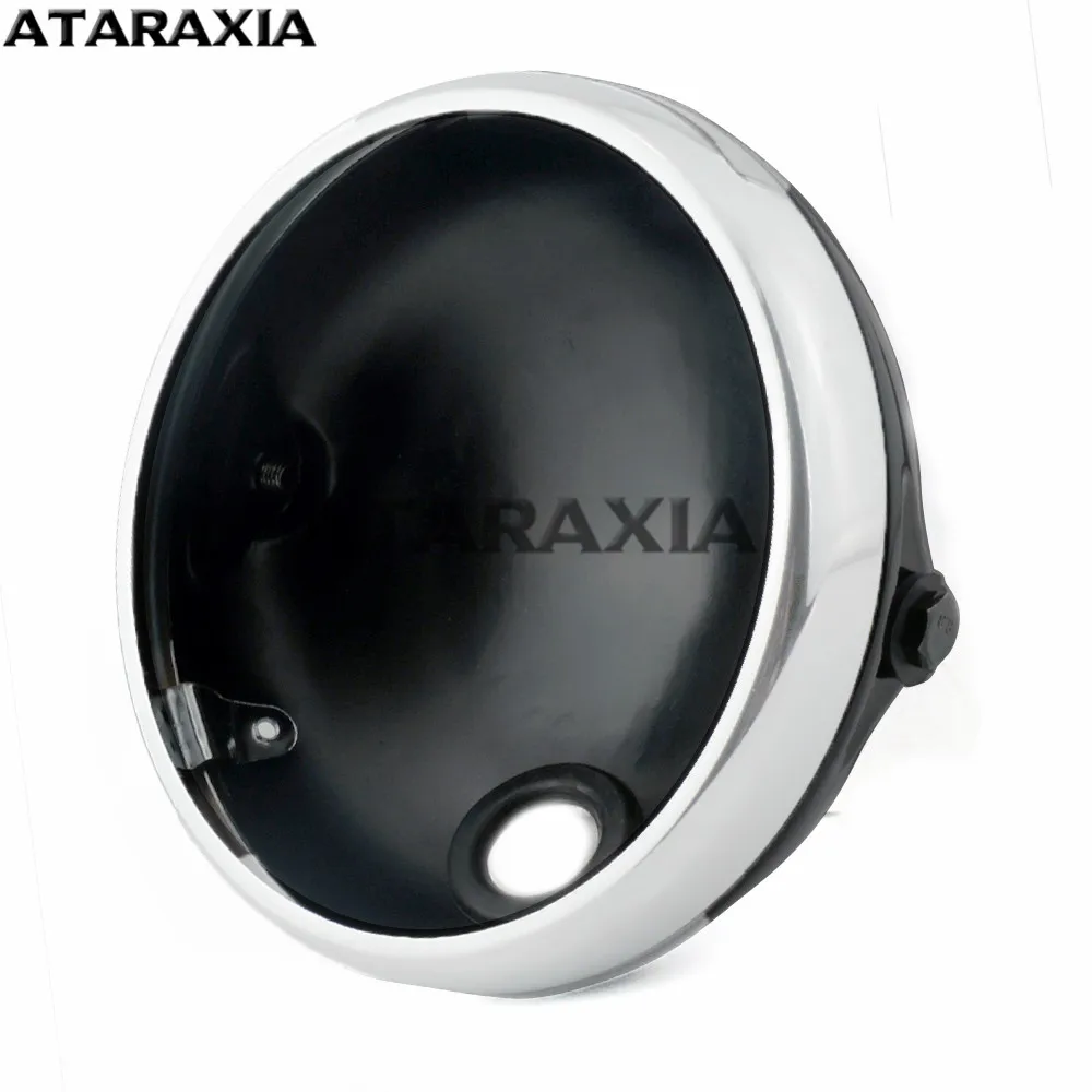 Motorcycle LED Headlight Housing 7 Inch Retro Modified Headlight Base LED Headlight Shell Base Shell Lighthouse HeadLamp Cover