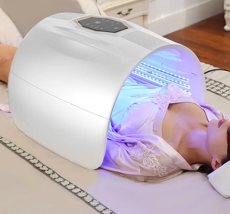 2025 горячая распродажа S.W Антивозрастной 7-цветный PDT Led Light Therapy Machine 360 шт. Светодиодная терапия для всего тела отбеливания и Фото №2