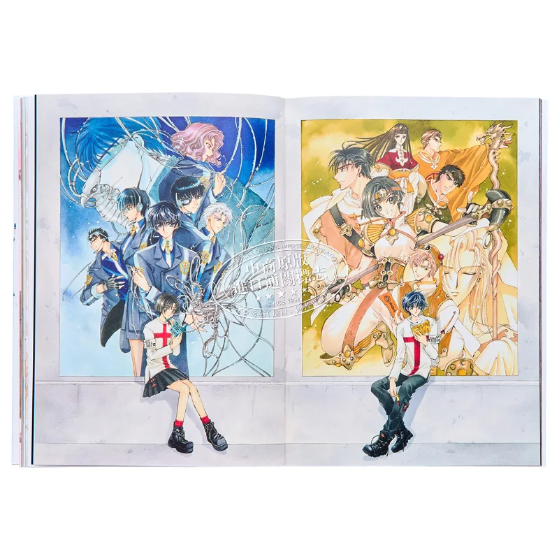 Collection CLAMP Exhibition, Official Formula Collection COLOR KURO + SHIRO Two Volumes, Original Japanese Collection