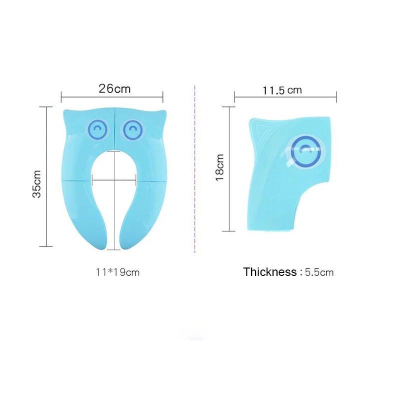 Портативный детский Дорожный Коврик для сиденья в горшке, детское Складное Сиденье для унитаза, чехол для обучения, детская подушка для писсуара, детский коврик для стула в горшке