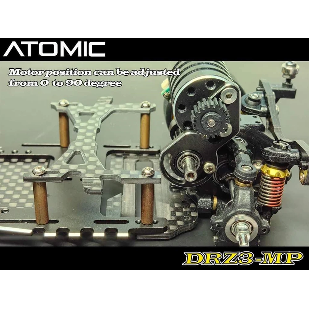 Atomowy DRZ3 MP RWD zestaw podwozia DRIFT (bez elektroniki) DRZ3MP-KIT