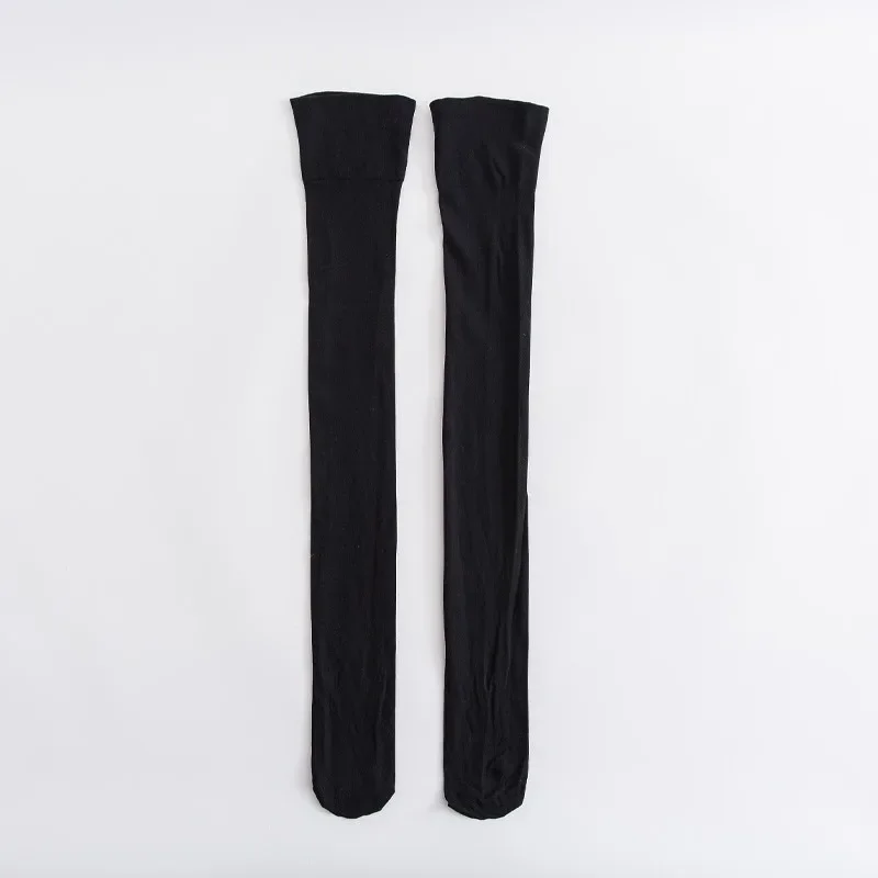 Kompressionsstrümpfe für Damen, kniehohe Socken, sexy Frühlings-Antirutsch-Hohe Socken, lange Strümpfe in Schwarz, Grau, Weiß, Kniestrümpfe – Detail 2