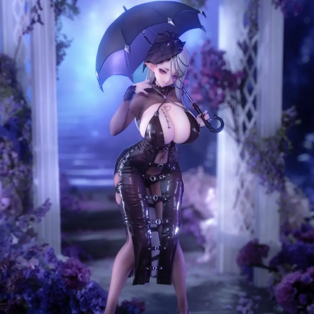 Figura de Anime Original de Siki Anim Kirie Widow, Muñeca de Colección a Escala 1/7, Figura de Anime, Regalo de Cumpleaños