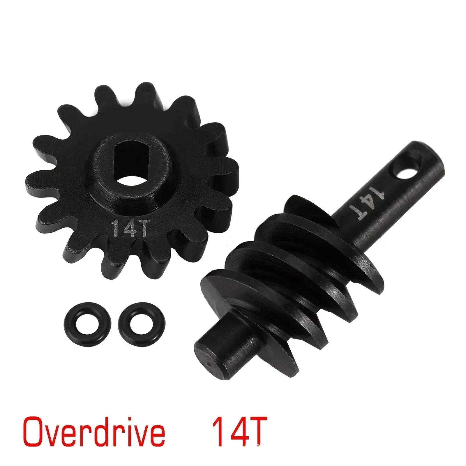 Overdrive Underdrive Worm Differenziale Asse Ingranaggi In Acciaio 12T 13T 14T 16T Per 1/24 RC Crawler Auto Axial SCX24 Aggiornamento