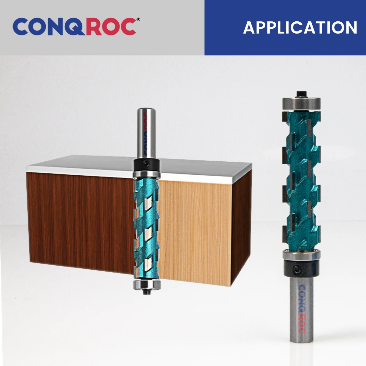 12Mm Shank Spiral Long Flush Trim Router Bit dengan Double Bearing Tungsten Carbide Wood Pattern Milling Cutter Template Bit