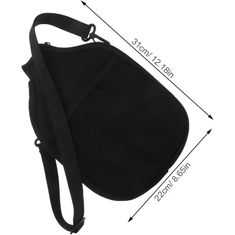 Pickleball Racket Cover, Beach Tennis Racket Bag, In-Stock Neoprene Pickleball Racket Bag, Outdoor Sports Racket Cover image 6