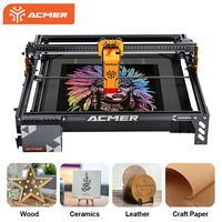 ACMER Laser Engraving P1 S Pro Laser Engraver Cutting Machine with WIFI for Lacquered Metal Wood Plastic Handcraft Enthusiast