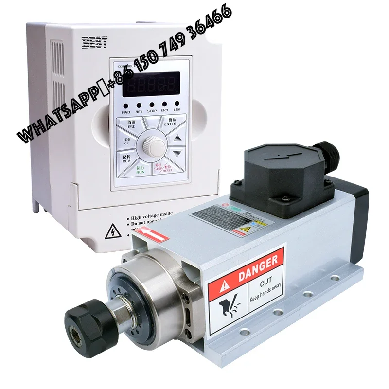 GDZ80 Spindle +2.2kw Inverter VFD Kit 2.2kw air Cooled Cnc Router Spindle Motor Spindle Machine for Woodworking Machine