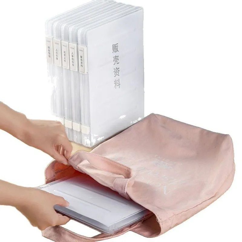 

Ящик для хранения документов, настольный домашний многофункциональный ручной ящик для хранения данных, офисная сортировка банкнот, утолщенный сертификат, офисные принадлежности