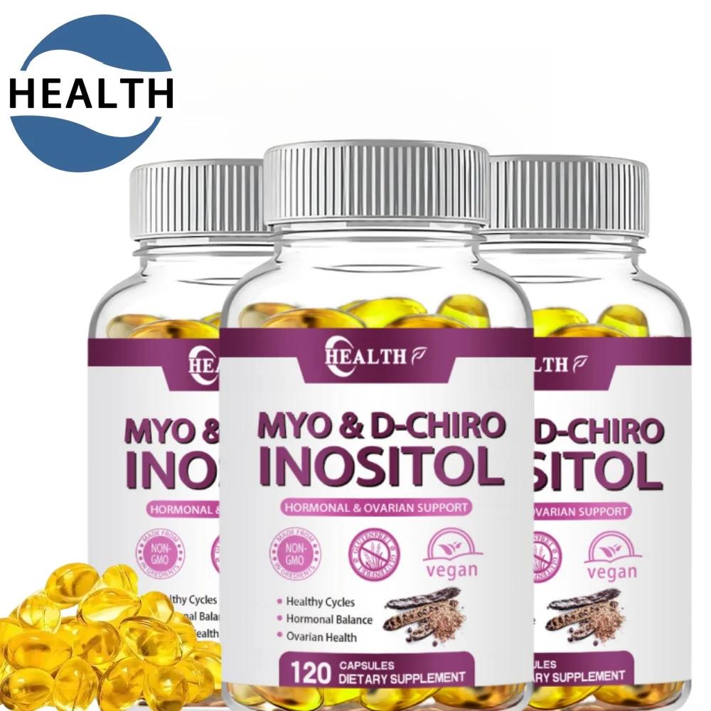 

Myo-Inositol&D-Chiro Inositol Capsule with Folate Supports Ovarian Function,Hormone Balance,Fertility Supplements for Women