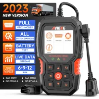 ANCEL HD601 Heavy Duty Truck Scanner All System Car Code Reader 6/9/16 PINS OBD 2 Diesel Diagnostic Scan Tool Free Update