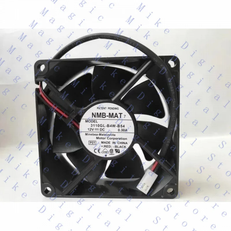 

UU FOR NMB-MAT 8025 3110GL-B4W-B54 DC12V 0.30A Fan NEW