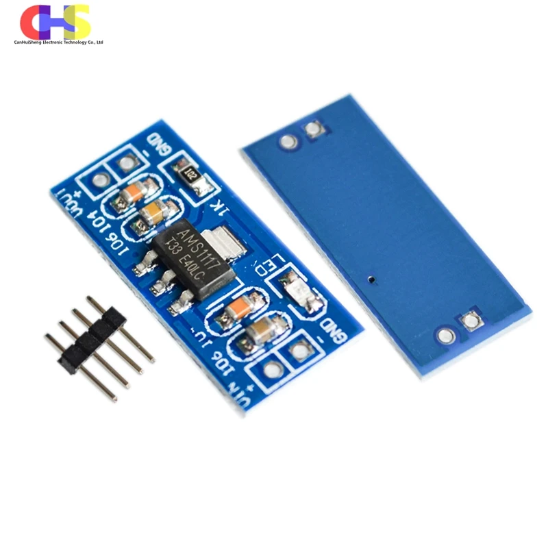 5pcs AMS1117 3.3V 5V DC-DC Step-Down Power Supply Module AMS1117-5.0V Power Buck module AMS1117-3.3V LDO 800MA