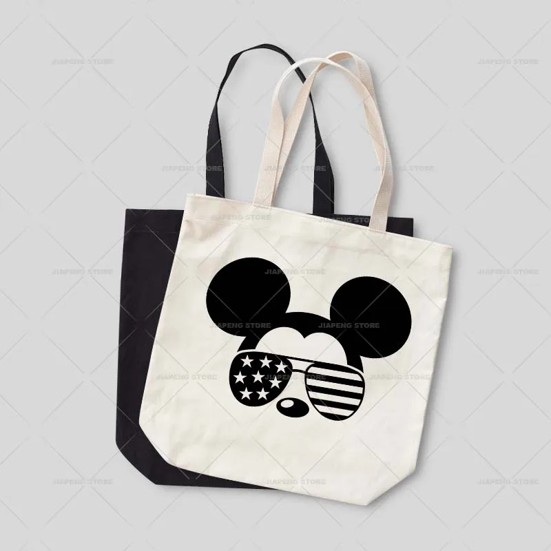 Pegatinas de transferencia térmica de Minnie Mouse para planchar ropa, parches con estampado de Mickey de Disney en camiseta, bolsa DIY