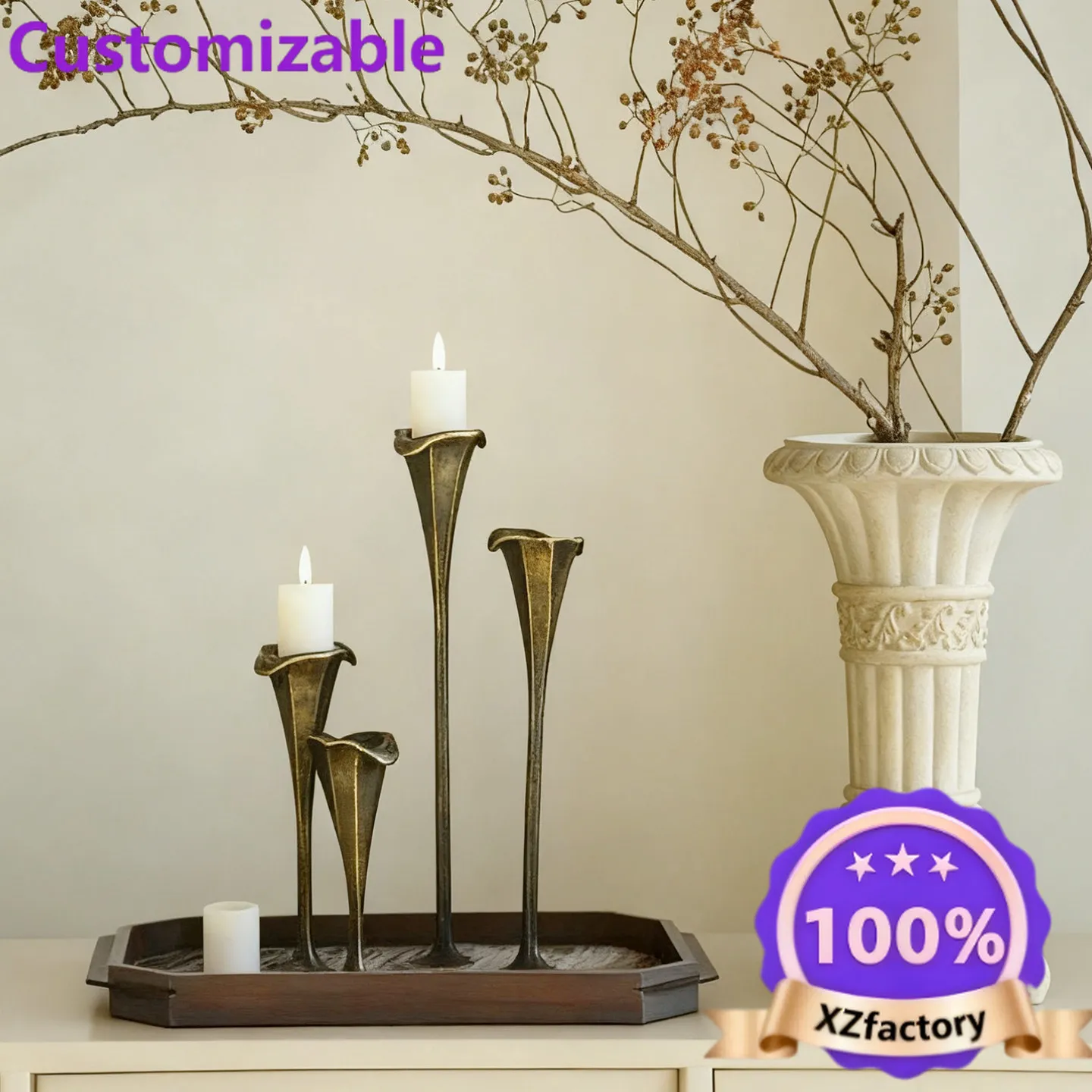 Factory Direct 2026 Jade resin medieval vase dried flower flower arrangement European retro villa home high-end art decoration
