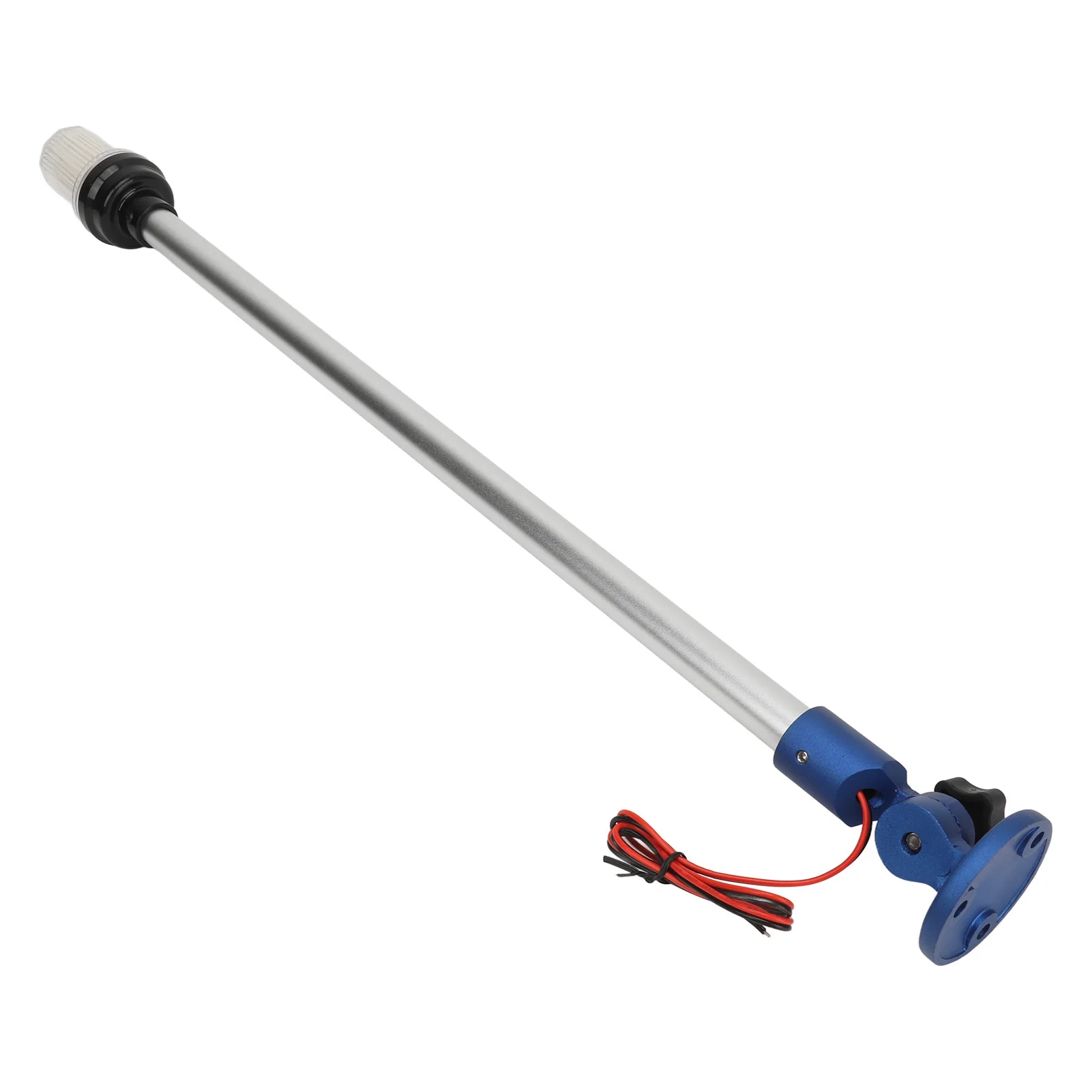 

Якорный светильник для лодки, водонепроницаемый 24-дюймовый круглый кормовой светильник — основание из алюминиевого сплава, синий, для яхт-морских пехотинцев, прочная морская часть