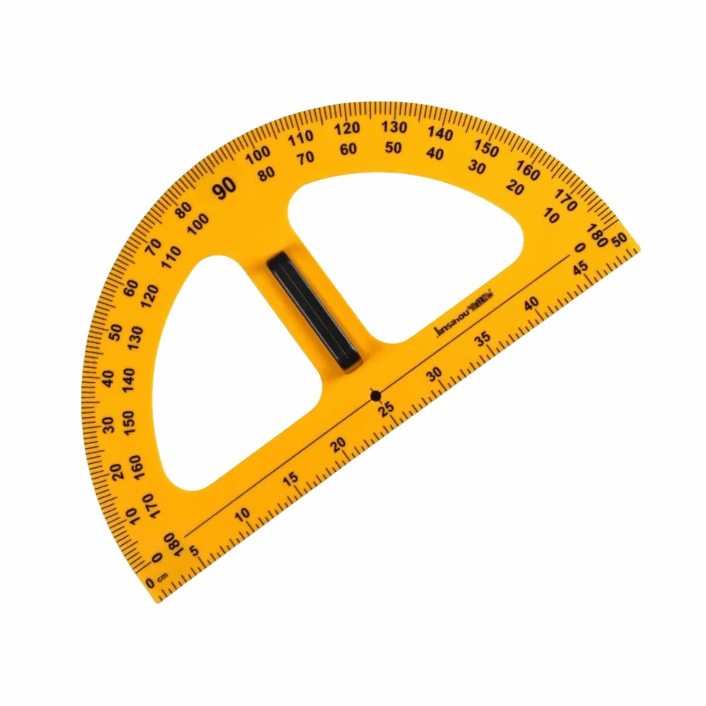 Large Triangular Ruler Teaching Triangle Ruler Practical Multi-Size Math Geometry Angle Protractor Durable Multifunction