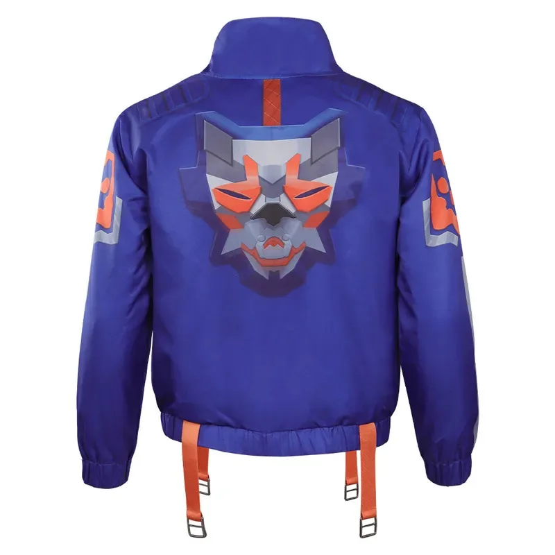 Valorant Yoru Costume Cosplay Giacca con stampa 3D Cappotto Abiti Abiti di carnevale di Halloween