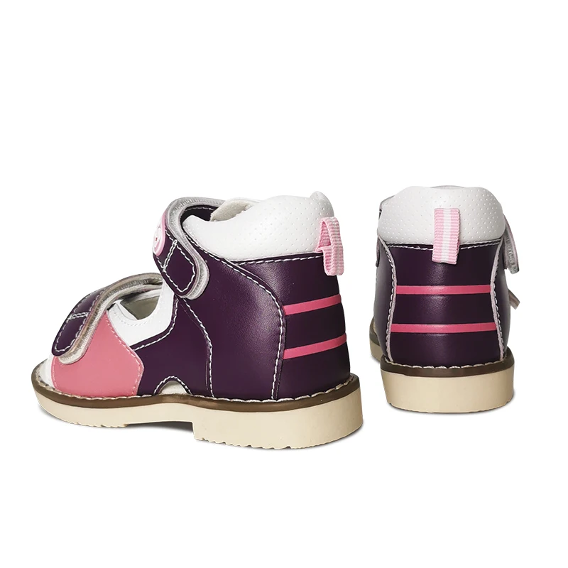 Ortoluckland Children Sandals Orthopedic Shoes For Kids Leather Baby Flat Feet Footwear Fashion Breathable Toddler Size19-30