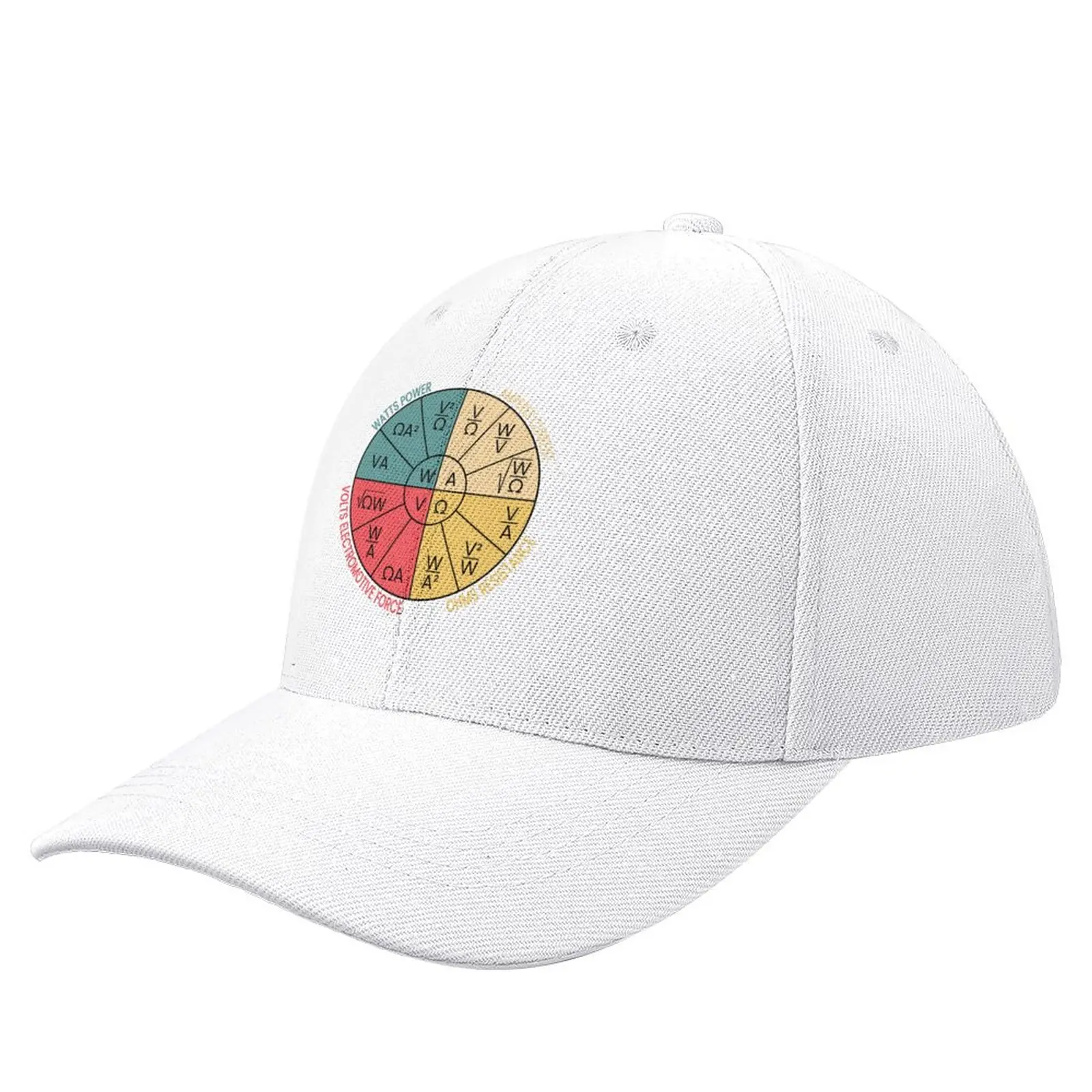 Ohms Law Wheel Baseball Cap Hat Baseball Cap Beach Outing Mens Women's