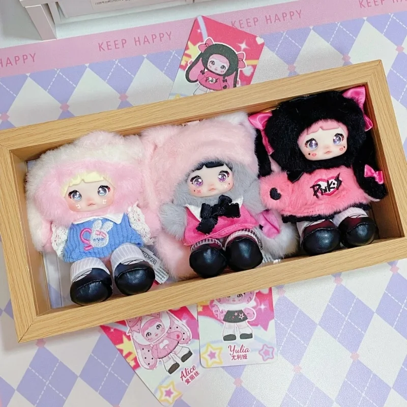 

Hot Nommi Pink Energy Series Vinyl Blind Box Cute Doll Pendant Fashion Backpack Bag Charm Trendy Collectible Toy Surprise Gift