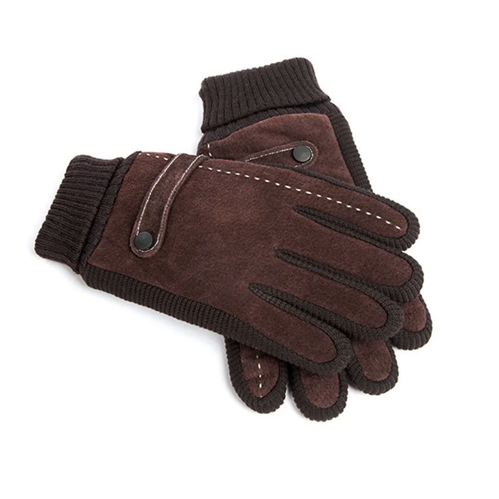 

Warm Gloves Men Cold Weather Protection Windproof Cycling Riding Thermal Winter Biking Mittens Fashionable Design