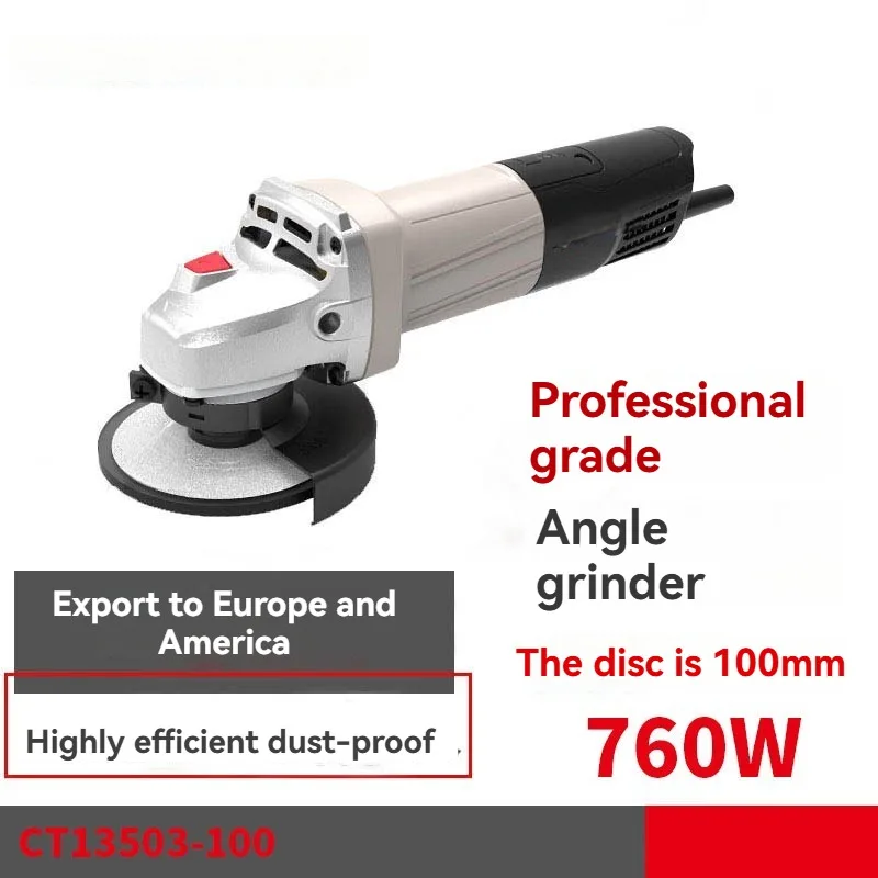220V High-power Small Electric Angle Grinder, Polishing Machine, Cutting Machine, Sanding Machine, Hand Sanding Wheel Machine view 6