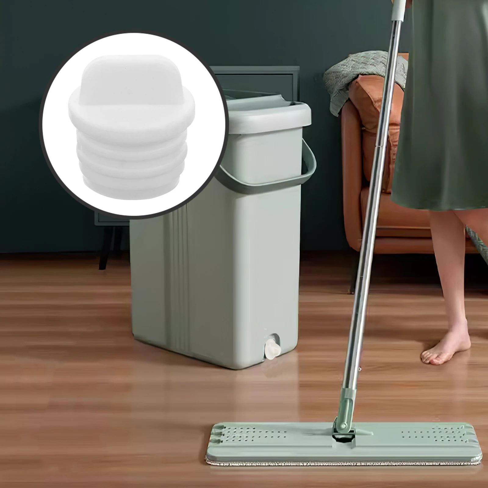 

2pcs Mop Bucket Stopper Rubber Leakproof Plug Sealing Outlet Accessories Drain Basket Supply Anti Splash Practical Use