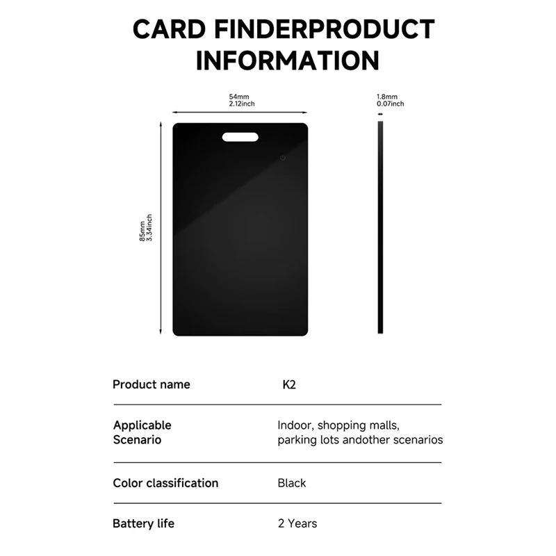 Carteira inteligente faixa cartão localização dispositivo de rastreamento de carregamento sem fio carteira localizador de telefone para encontrar meu item rastreador tag