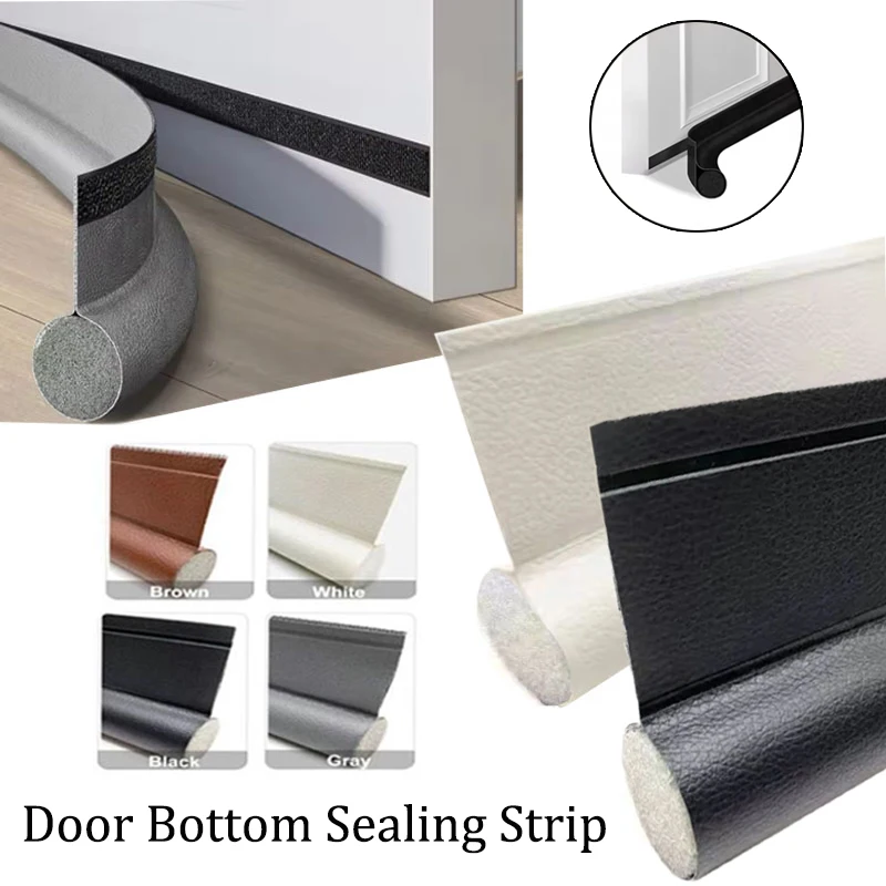 

Door Seam Door Bottom Sealing Strip Sealing Strip Sound Insulation Wind Strip Foam Tape Bedroom Door Gaps Waterproof