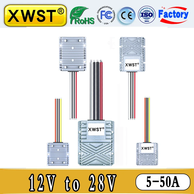 

XWST DC DC Converter 12V to 28V Boost Power Supply 10A 15A 20A 30A 40A Voltage Regulator Step Up Transformer Module For Audio CE