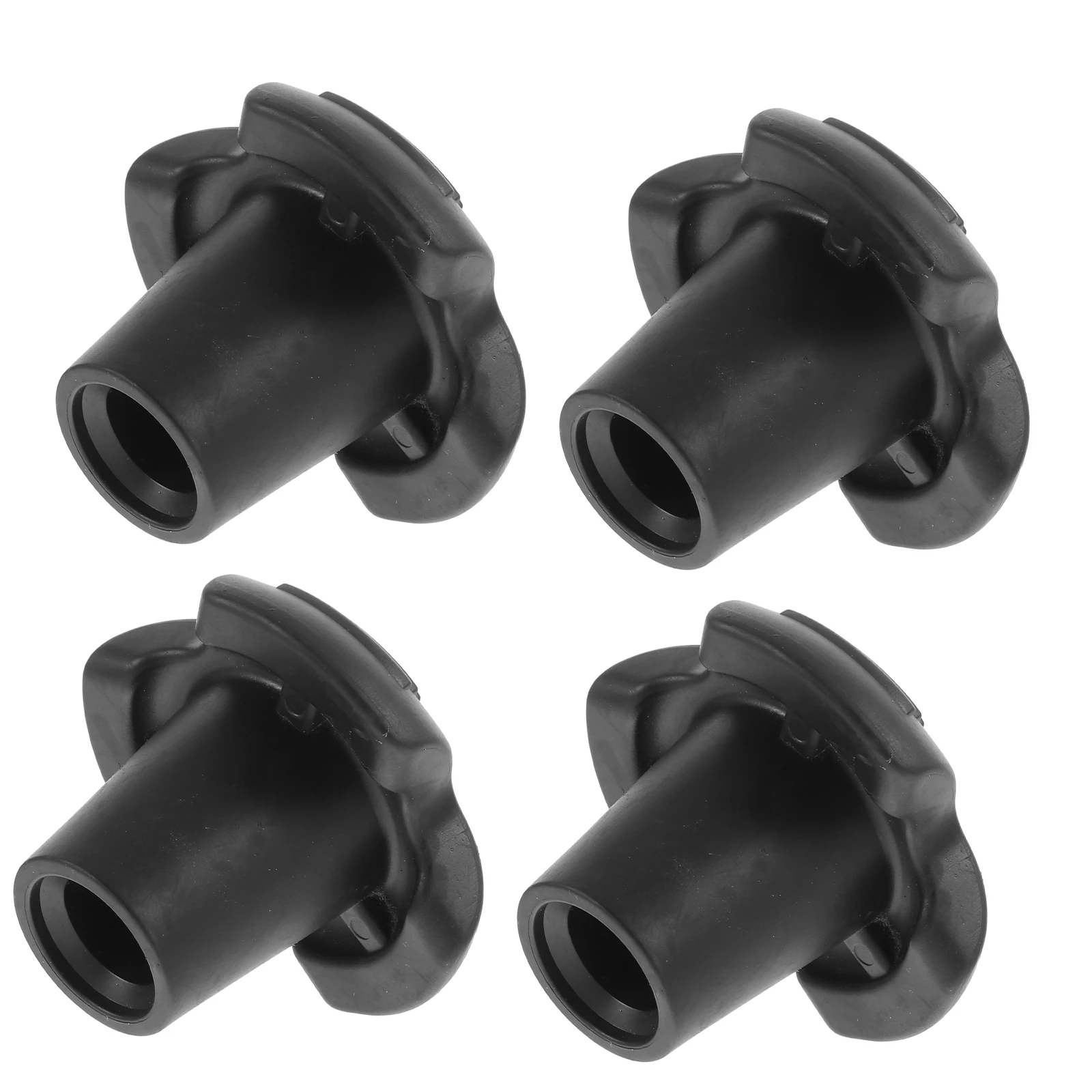 

4Pcs Rubber Metal Crutch Feet Cushion Anti-Skid Protector Durable Crutch Walker Leg Mat Hard Floor Crutches Support Pad