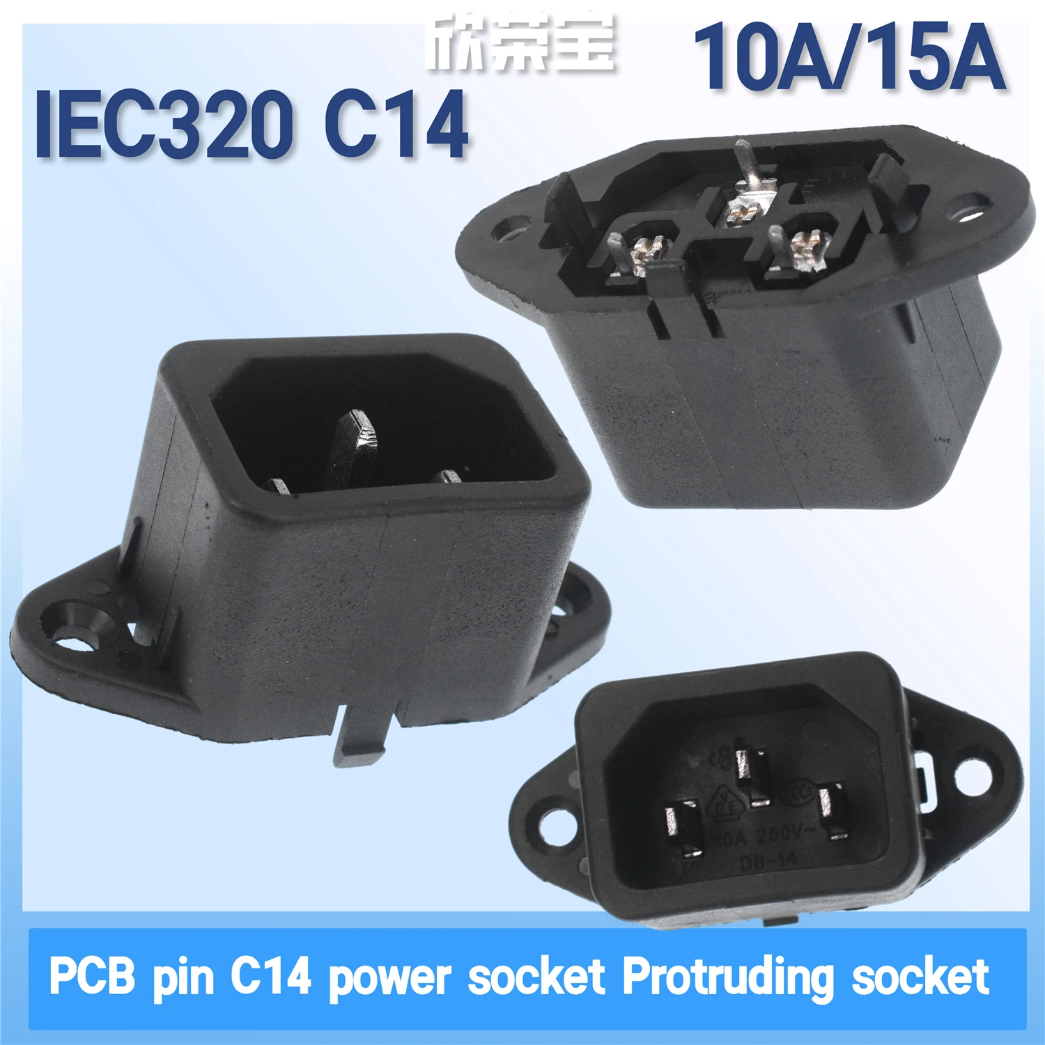 5Pcs Iec 320 C14 Ma…