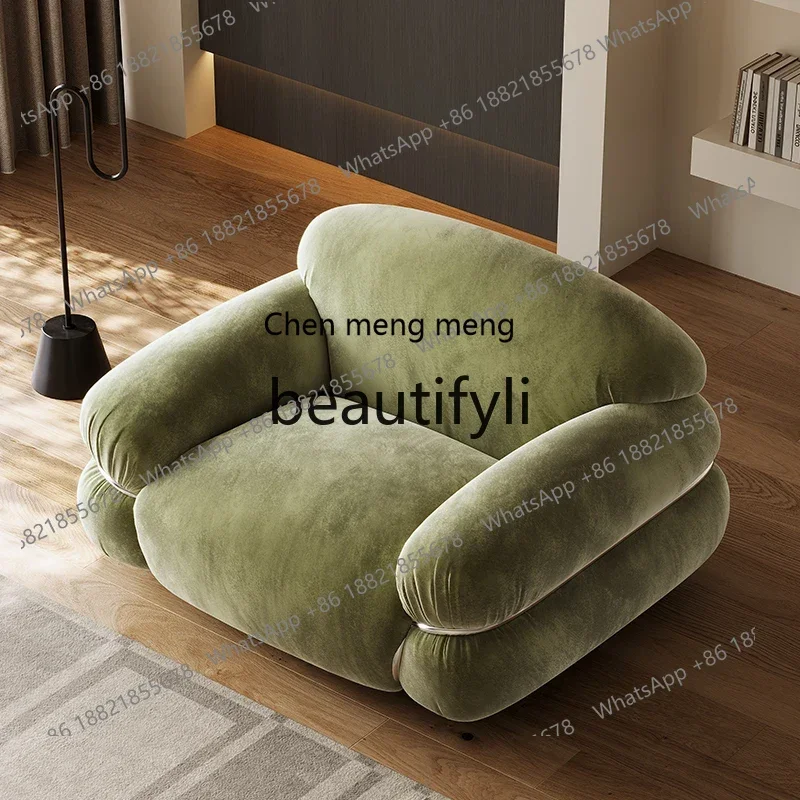 

Italian Minimalist Sofa Chair Armchair Living Room Sofa Balcony Leisure Chair