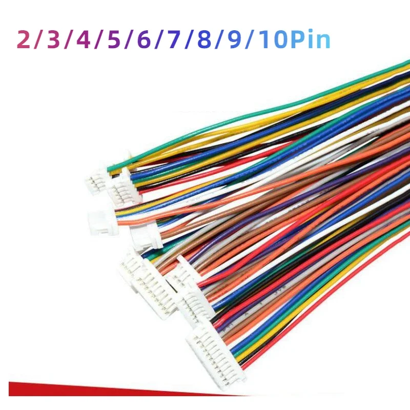 SH 1,0 mm Rasterkabel 2-10 Pin, vorgecrimptes 28AWG-Kabel 150/300 mm für FPV-Drohnen-Flugsteuerung, 3D-Drucker, I2C – Detail 1
