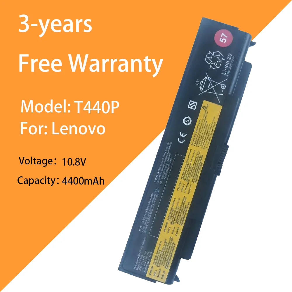 

10,8 В 6 ячеек аккумулятор для ноутбука T440P для Lenovo L440 L540 W540 W541 T440P T540